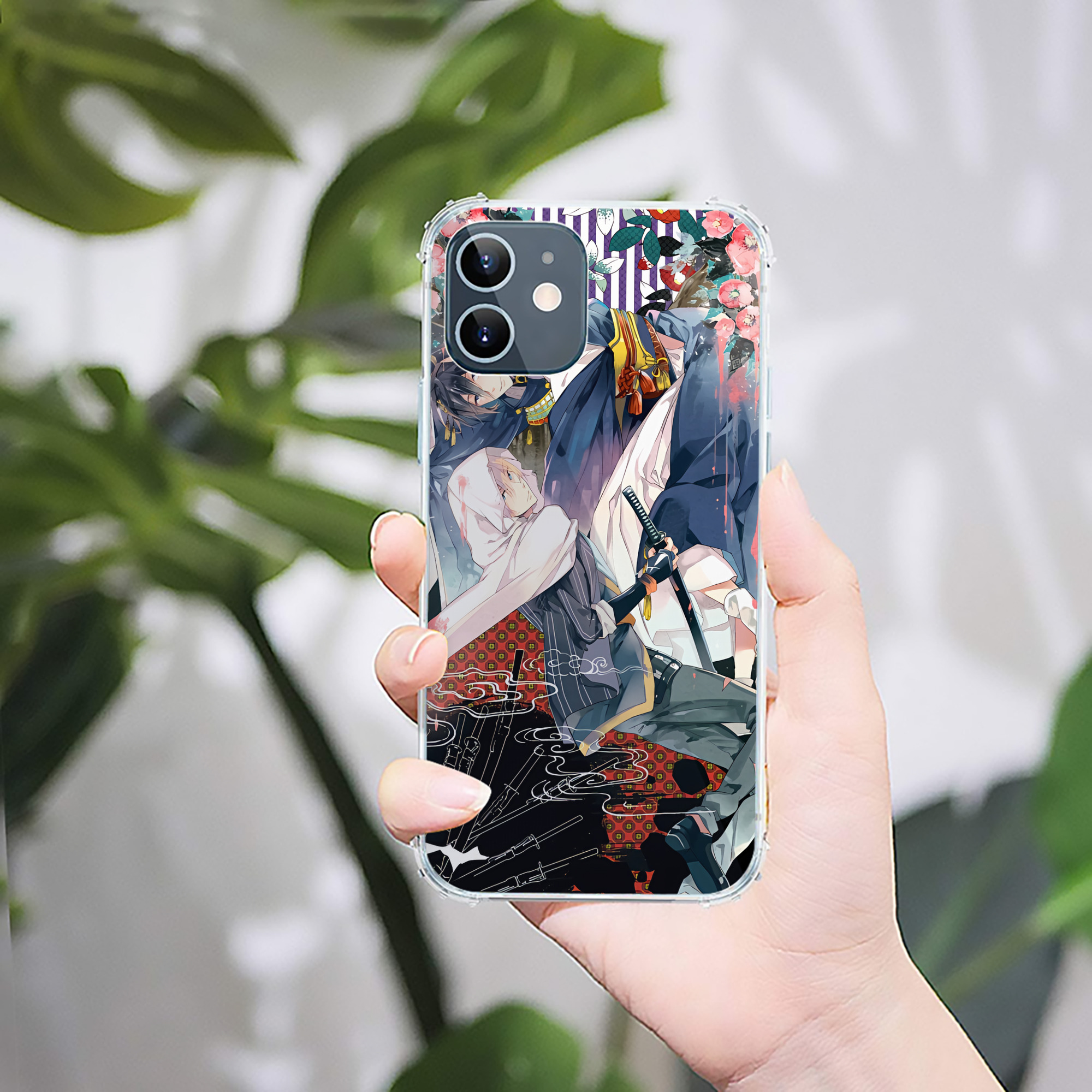 （画像用） 刀剣乱舞 Touken Ranbu 【iPhone 12シリーズ対応】透明スマホケース（クリアソフトケース）
